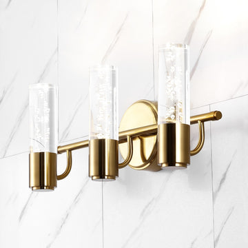 Bolha Minimalist Modern Bubble Acrylic/Iron Integrated LED Vanity Light